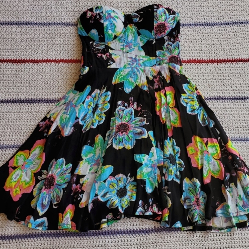 strapless summer dress